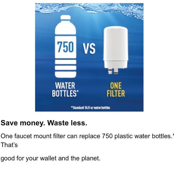 NWT! 2-Pack, White Brita Faucet Filter Replacement Filters. - Picture 9 of 11